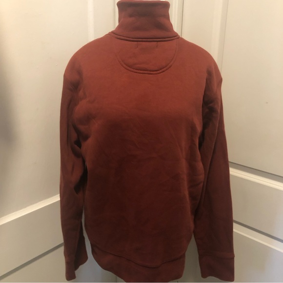 Eddie Bauer mens full zip Sherpa lined sweater size large - Picture 4 of 6